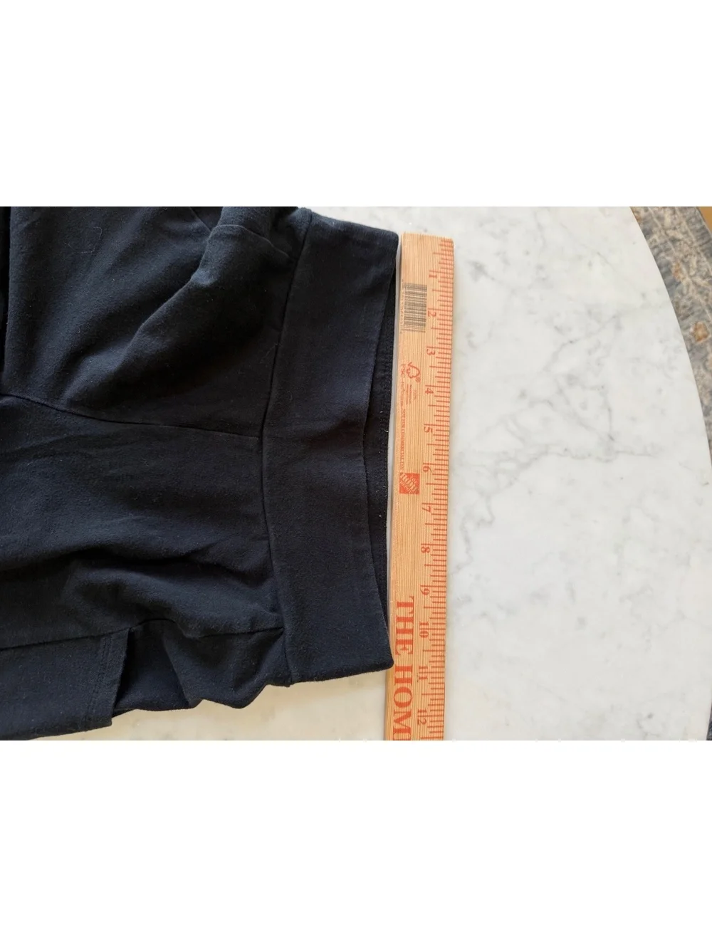 Cat & Jack Girls L 10/12 Black Pull On Leggings Pants Side Pockets